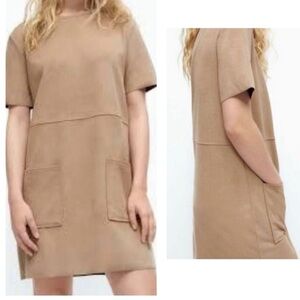 Zara Faux-Suede Dress